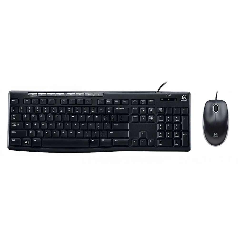 Bàn phím+Chuột máy tính Logitech MK200