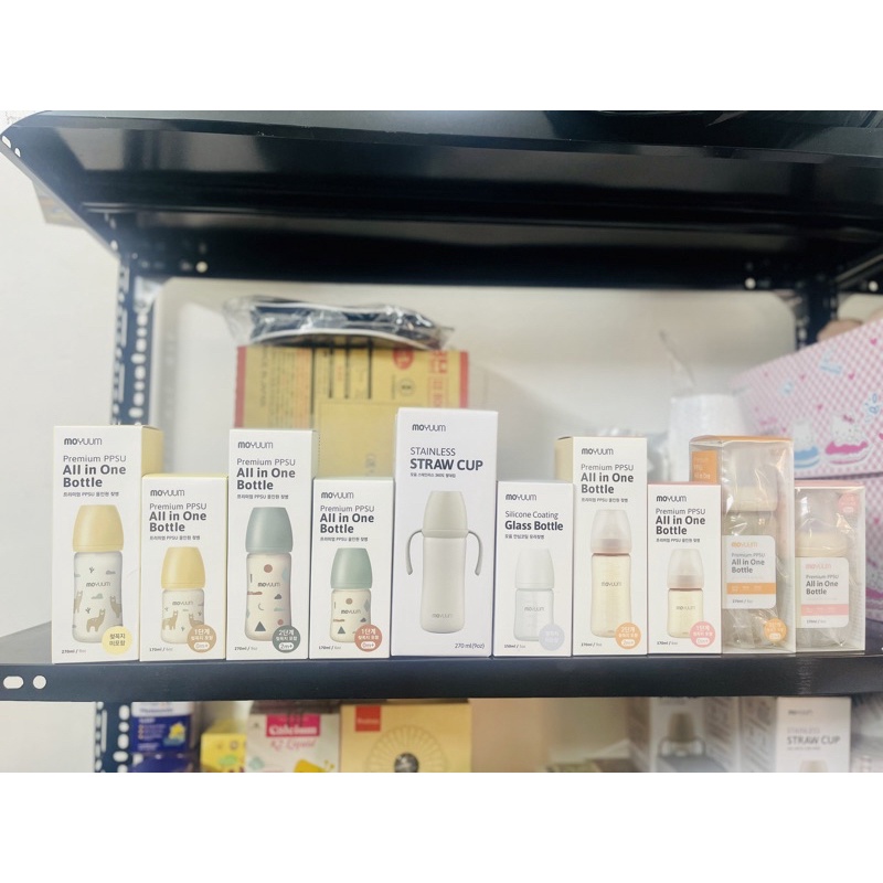 Bình sữa Moyuum basic/limited/silicone/lạc đà/giữ nhiệt đủ size 170ml/270ml nội địa Hàn Quốc