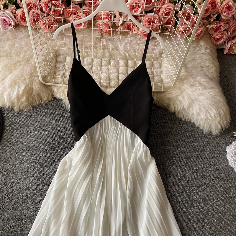 Váy hai dây phối voan trắng thiết kế ( Sẵn L) | BigBuy360 - bigbuy360.vn