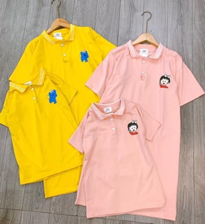 Váy polo đôi mẹ và con gái