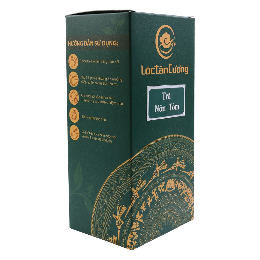 Chè Thái Nguyên Nõn Tôm Lộc Tân Cương Hộp 250g - Chè Thái Nguyên Cao Cấp, Chuẩn VietGap