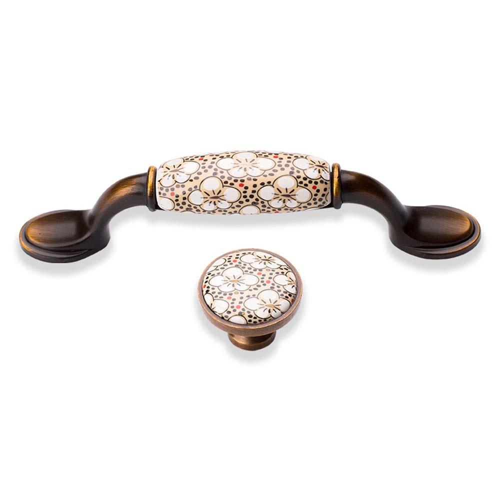 Tay Nắm Cửa Tủ Bằng Gốm AUGUSTINA Phong Cách Châu Âu