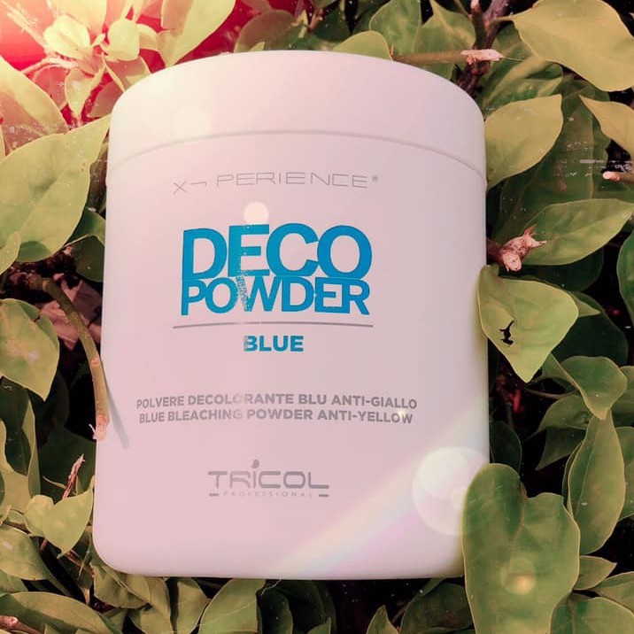 Bột tẩy tóc xanh Tricol Deco Powder Blue 500ml