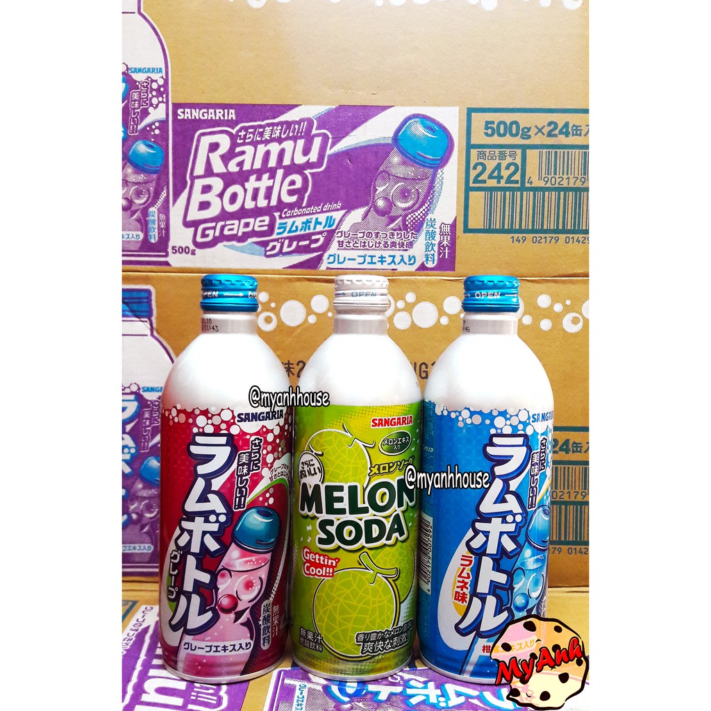 (3 VỊ) SODA SANGARIA NHẬT DATE T4/2022