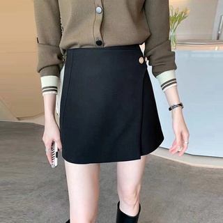 [Sẵn Hàng] Quần Culottes Len Eo Cao Mỏng Dáng Chữ a Eo Cao Dễ Phối Đồ Thời Trang Thu Đông Cho Nữ 2021