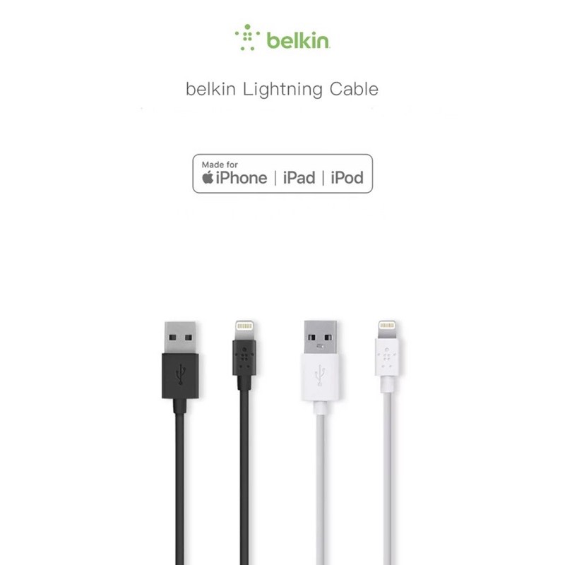 Cáp Belkin Mixit MFi USB A to Lightning 1.2m ( NoBox)