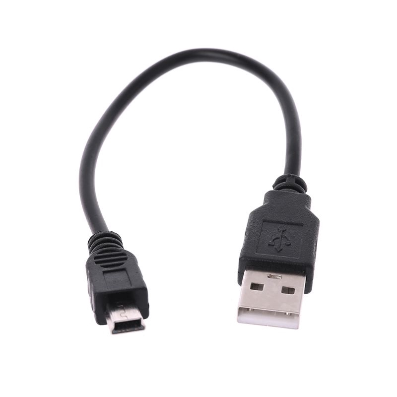 USB 2.0 court A mâle vers mini 5 broches B Data Câble cordon adaptateur