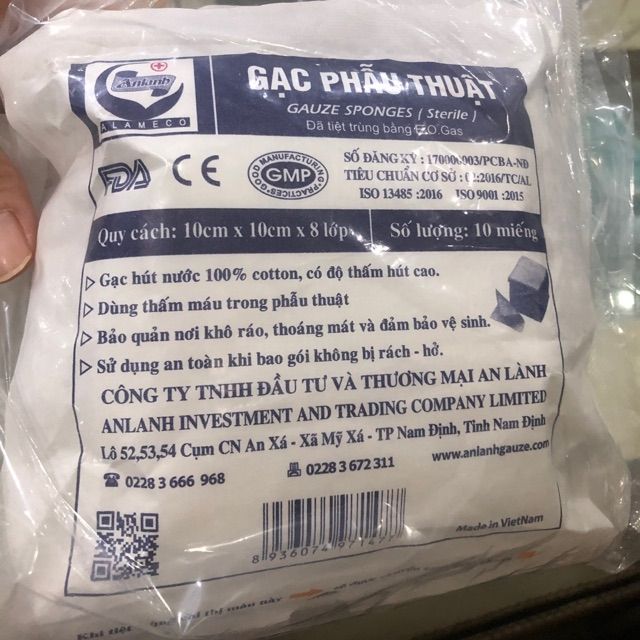GẠC PHẪU THUẬT 8 Lớp