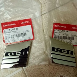 Combo đôi cđi yếm . cặp chữ cdi ốp yếm xe máy dream. hàng chính hãng honda - mã 817123-gn5-980