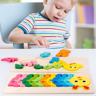 Tranh Ghép Nổi 10 Số Bằng  Gỗ 3D nhiều chủ đề giúp bé phát triển tư duy sáng tạo- Mầu sắc siêu yêu