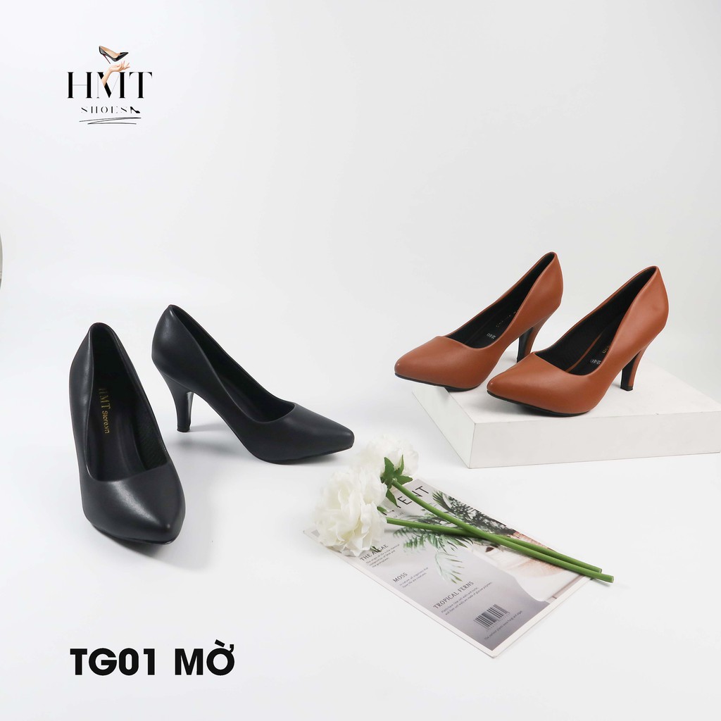 Giày cao gót bít mũi basic HMTSHOES TG01