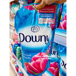 Nước xả vải Downy hương nắng mai túi 1,5Lít