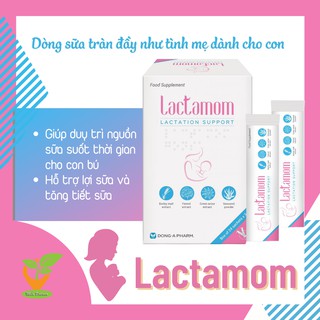 Cốm lợi sữa Lactamom (Hộp 24 gói x 3g) [lactomom / lactamum / lactomum]
