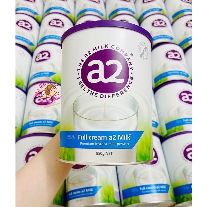 [Mẫu mới] Sữa tươi A2 nguyên kem nội địa Úc lon 850G (date: 2022)