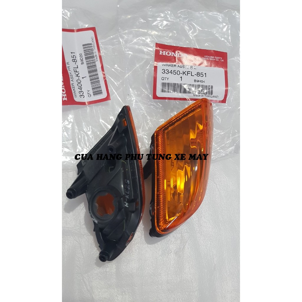 Đèn xi nhan trước cho xe Wave 110 Thái hàng zin - 1 cặp