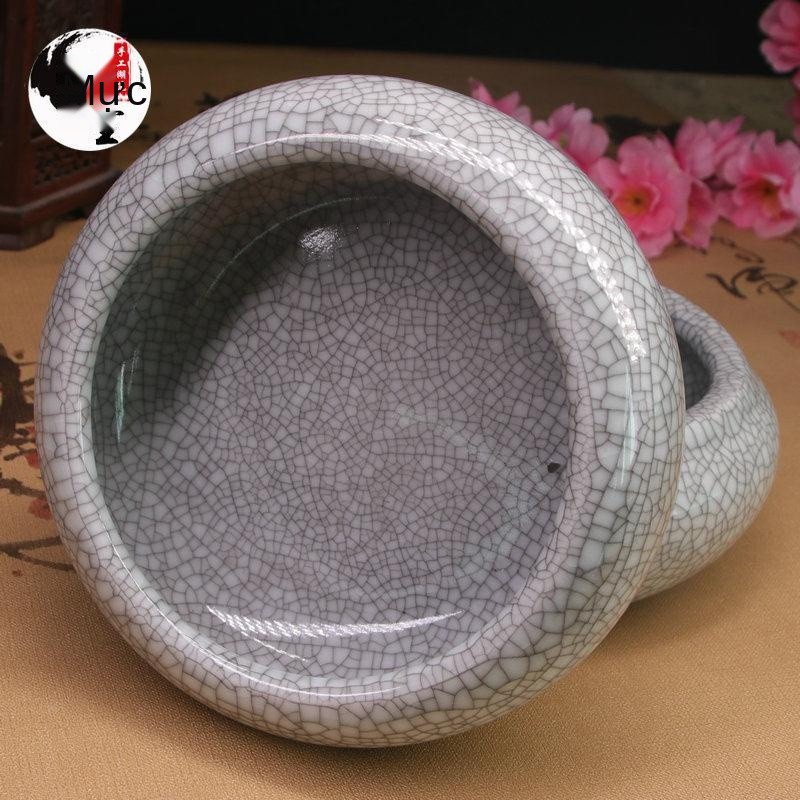 Jingdezhen Bút gốm Rửa Cọ Tranh thư pháp Trung Quốc Đồ cổ Mở Bàn chải