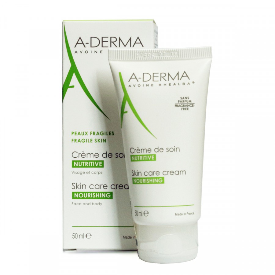 A-DERMA Skin Care Cream 50ml Kem dưỡng ẩm cho da nhạy cảm