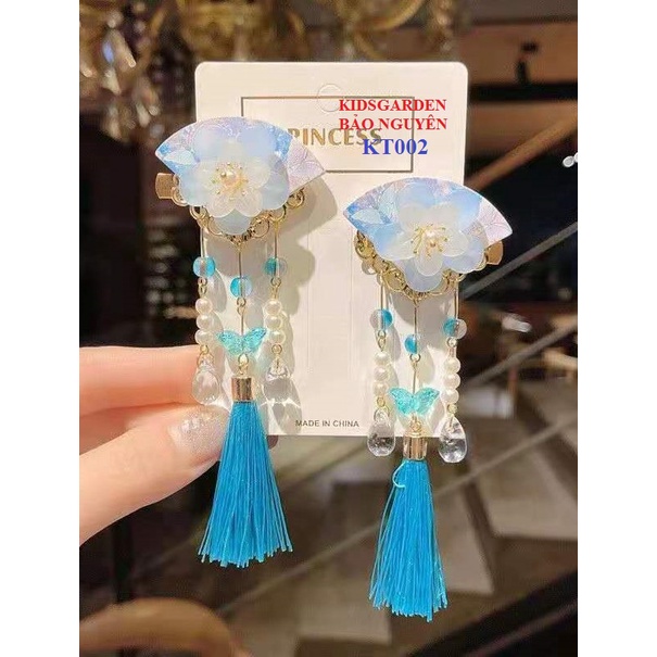 Kẹp tóc đẹp mẫu quạt cho bé gái/bạn nữ phong cách cổ trang/cosplay - KIDSGARDEN BẢO NGUYÊN
