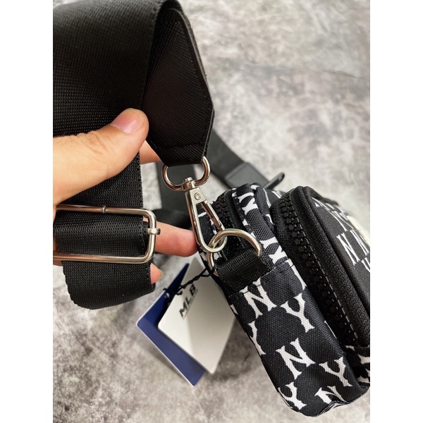 Túi đeo chéo MLB MONOGRAM MINI CROSSBODY BAG BLACK