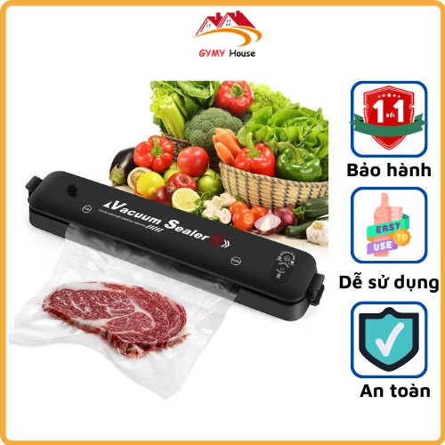 Máy Hút Chân Không Thực Phẩm Vacuum Sealer - Máy Hàn Miệng Túi Đựng Thực Phẩm Bảo Quản Thực Phẩm Lâu Hơn {SIÊU SALE}