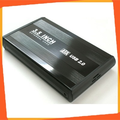 Hộp Đựng Ổ Cứng SATA USB2.0 HDD BOX 2.5 inch Hộp Kim Nhôm(Đen)