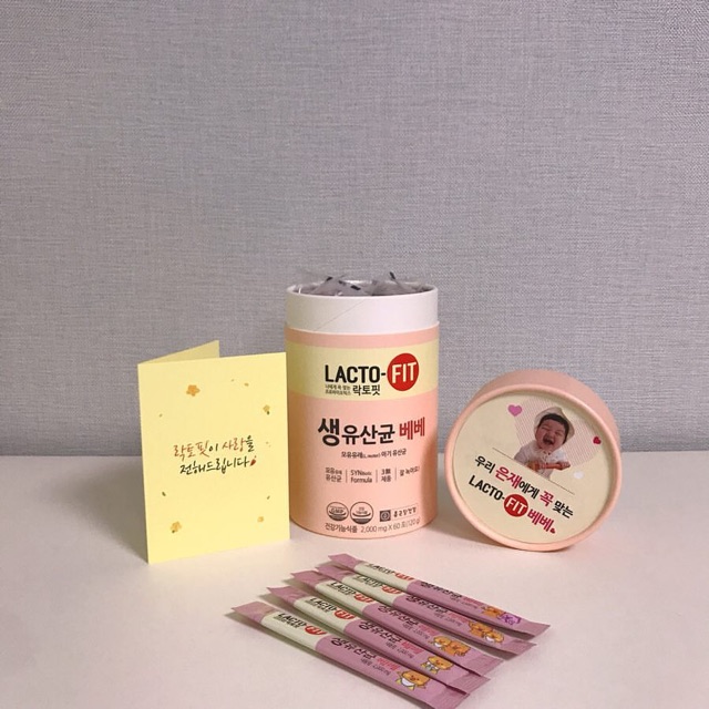 Men vi sinh Lacto-fit màu hồng số 1 tại Hàn Quốc