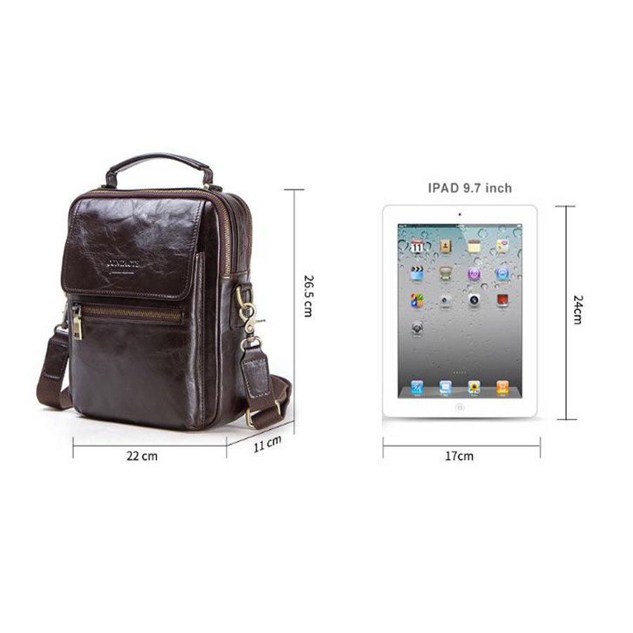TÚI IPAD DA BÒ