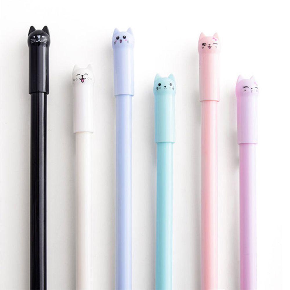 CHOOKEY Bút Mực Gel Họa Tiết Hoạt Hình Dễ Thương