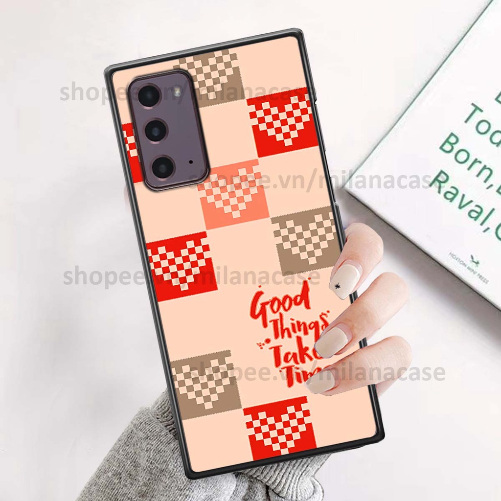 Ốp Samsung Note 20 caro họa tiết nhiều màu sắc siêu đẹp thời trang cá tính