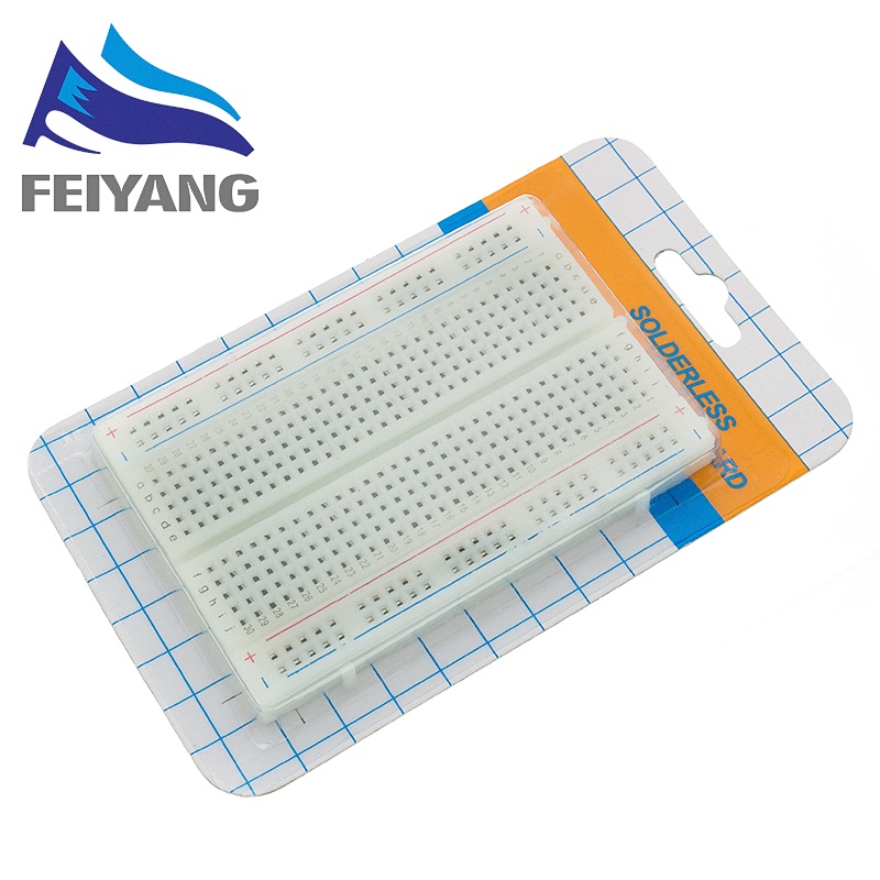 Bảng Mạch Thử Breadboard Mini 400 Lỗ 8.5CM x 5.5CM