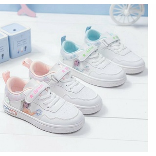  No.65-Giày Thể Thao Bé Gái Hình Công Chúa Elsa ,Giày Bata Da Mềm Thời Trang Cho Bé Gái Đi Học Giày Công Chúa Eosa Cấp 