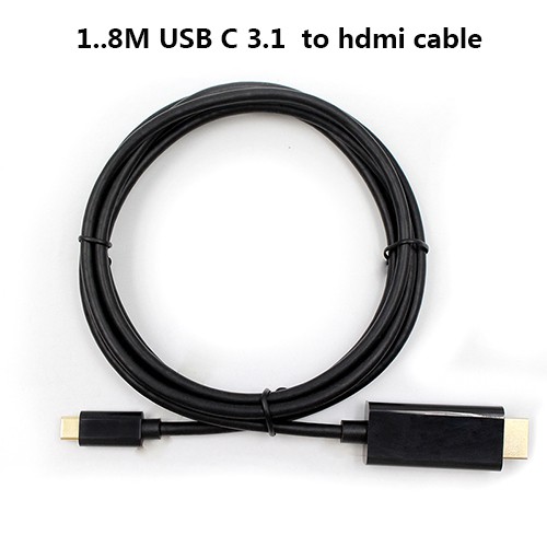 อะแดปเตอร์สายเคเบิ้ล Usb 3 . 1 Type C To Hdmi 4kx 2k 30hz Usb C Type - C