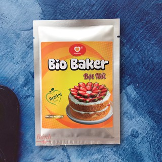 Bột Nổi Làm Bánh Bio Baker 25g làm bánh nở bông xốp căng mịn - PL80