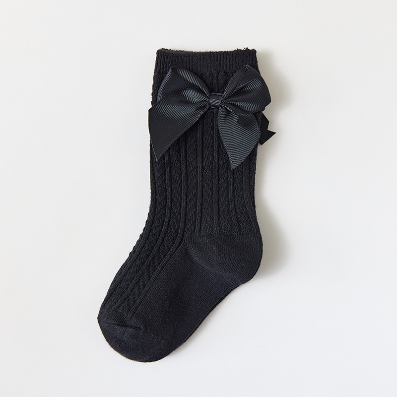 Tất Cotton Mềm Mại Đính Nơ Xinh Xắn Cho Bé Gái