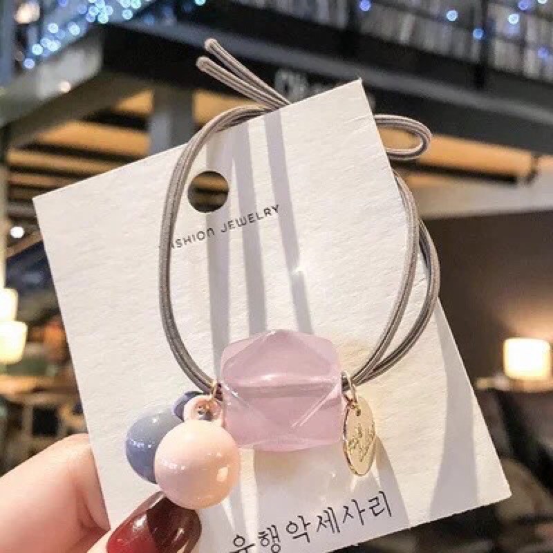 Dây Buộc Tóc Hàn Quốc Cực Xinh Kiểu Dáng Tiểu Thư (Dây Cột Tóc Đẹp)