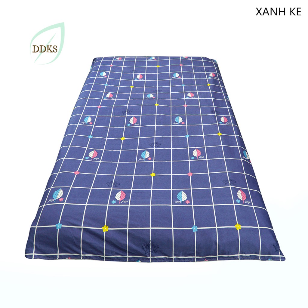 Vỏ nệm / vỏ bọc nệm chất liệu cotton lụa đủ size: 1m/m2/m4/m6 x 2m