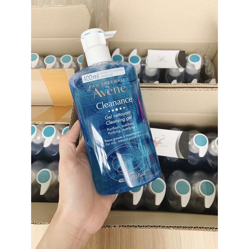 [AUTH] Sữa Rửa Mặt AVENE 400ml —> Da dầu, mụn, nhạy cảm ( có vòi pump )