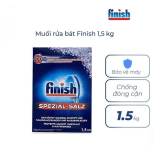 Muối rửa bát Finish 1.5kg cho máy rửa bát - Viên rửa bát Finish nhập khẩu