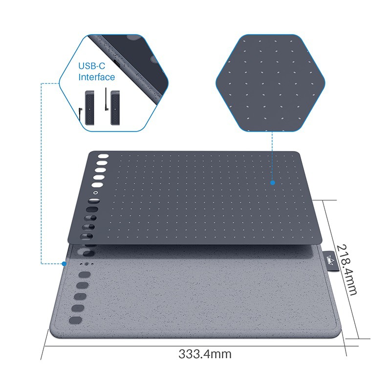 Bảng vẽ Huion HS-611 multimedia