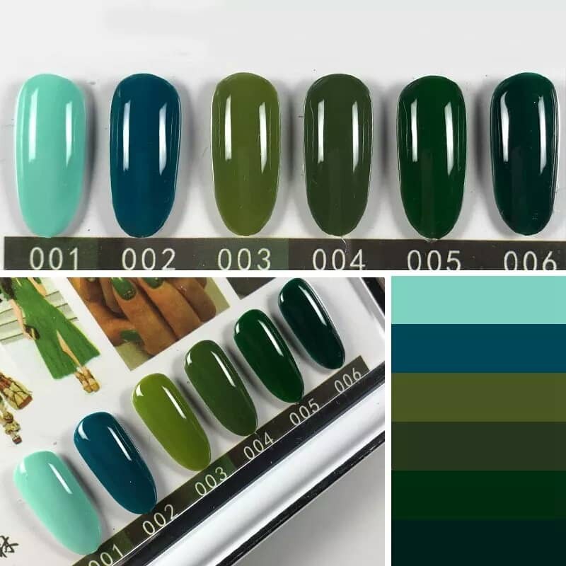 Sơn Gel AS | Mã GS | Xanh Lá