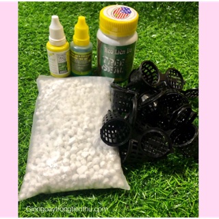 Combo 5 loại vật tư phân bón chế phẩm chuyên dùng cho lan và cây cảnh