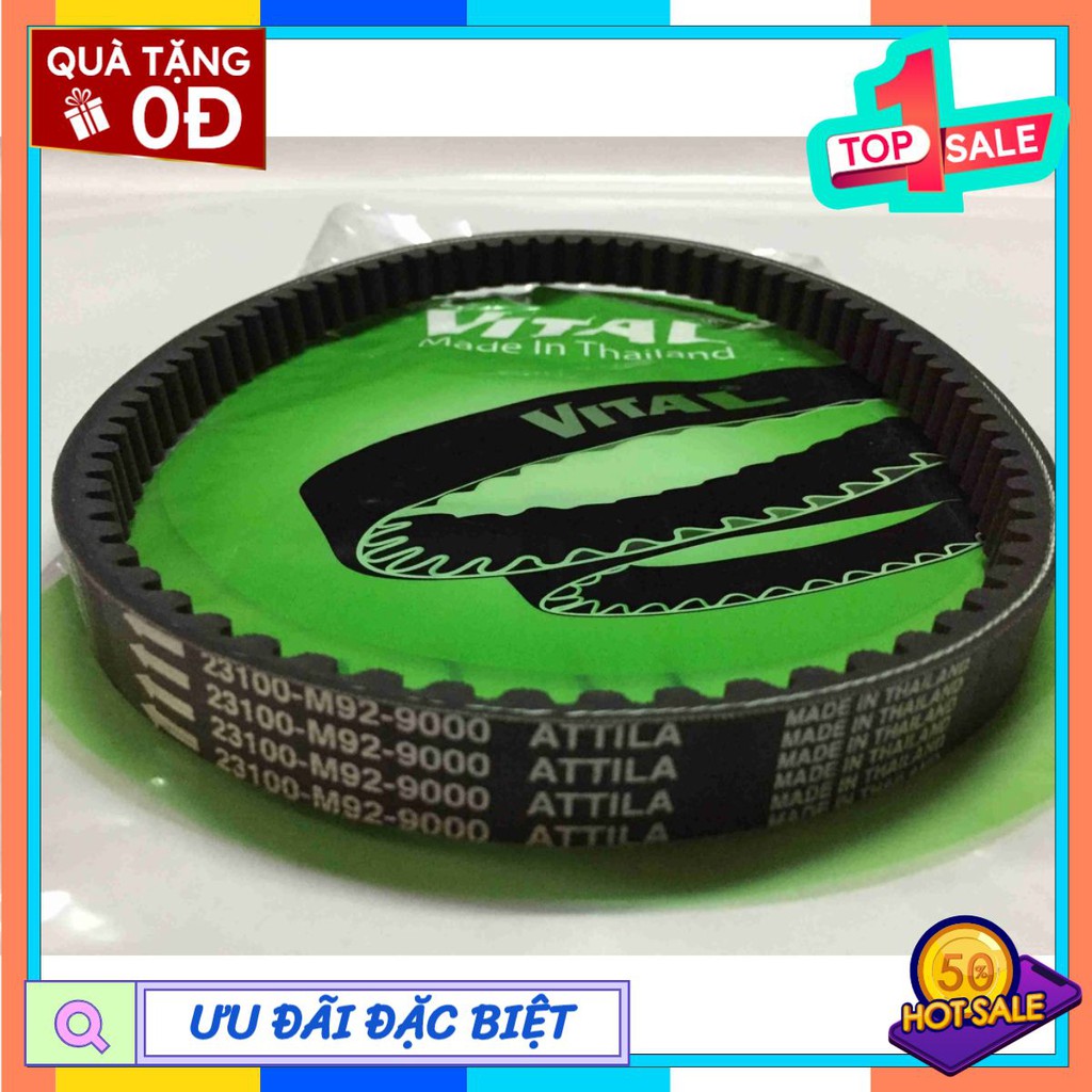 Sale - Dây Curoa Attila xăng cơ hiệu Vital (đai cu roa Thái Lan Atila Victoria)