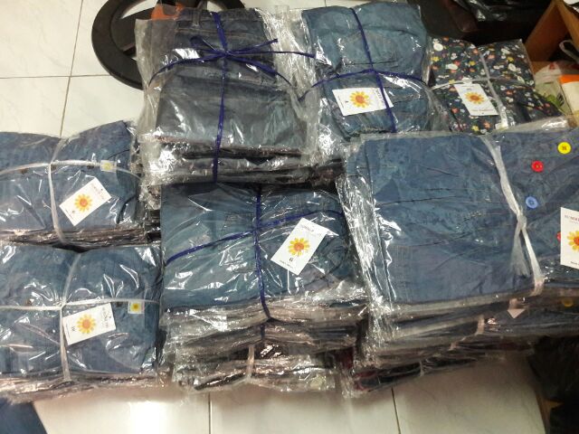 [nhập mã KIDLUCKY giảm 10%]Quần jean wash biển bé trai