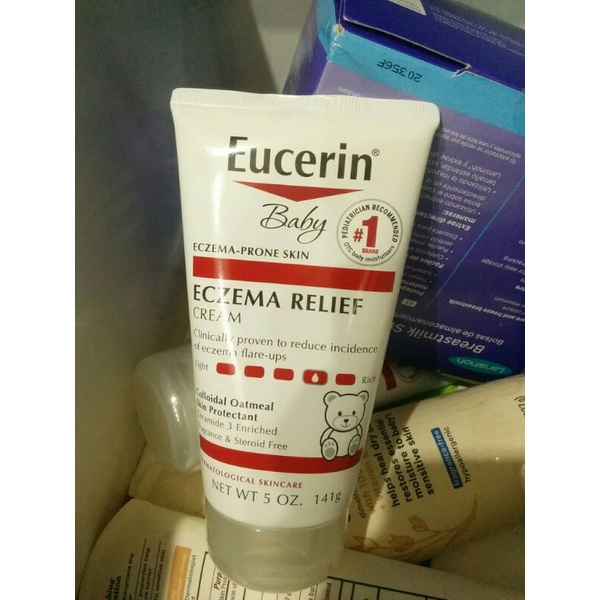 [Mẫu mới Date 10/2023] Kem chàm Eucerin Baby Eczema Relief Body Creme141g Made in Mexico