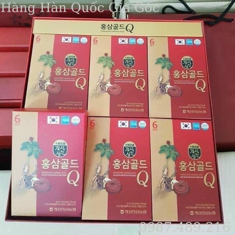 Nước hồng sâm đỏ Hàn quốc 6 năm tuổi