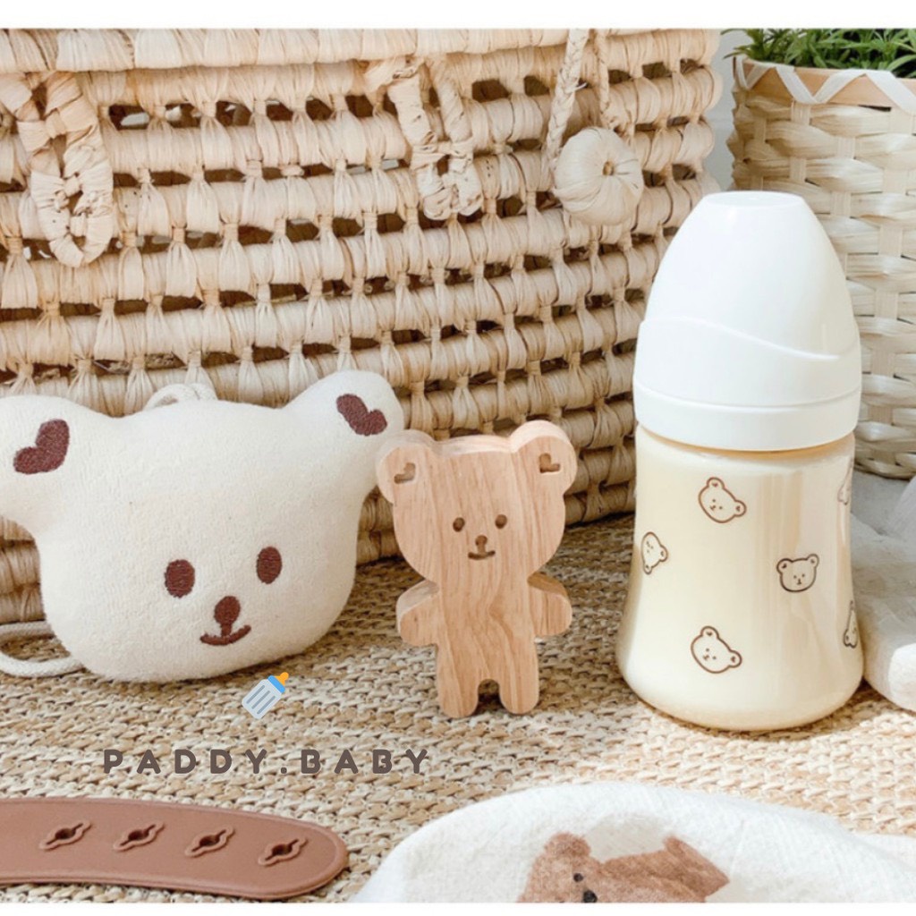 Bình sữa Thỏ/ Sóc Tovi and Molly 180ml/280ml Hàn Quốc