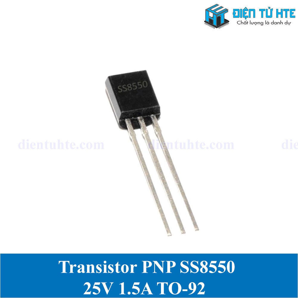 Bộ 10 con Transistor NPN SS8050 PNP SS8550 25V 1.5A chân cắm TO-92