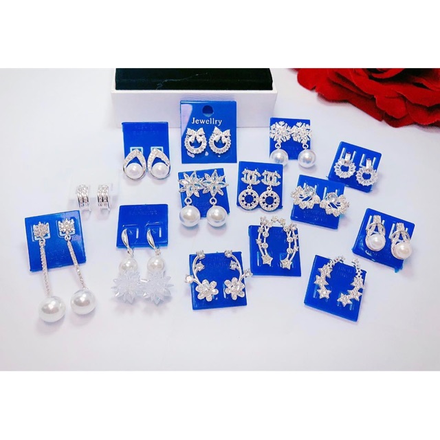 Bông tai bạc ta sale đồng giá kịch sàn - Vàng Bạc Khải Khải