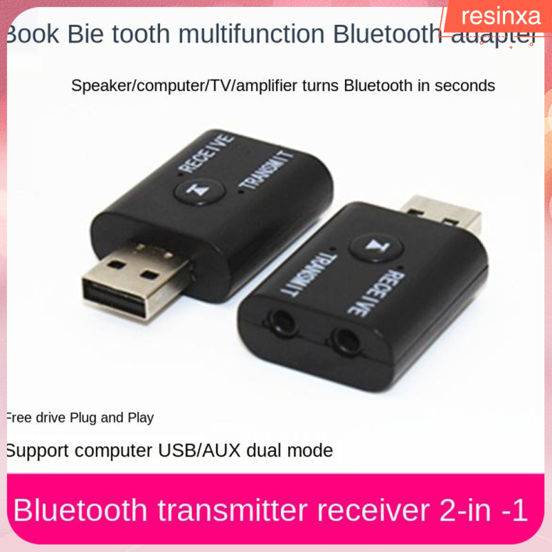 Bộ Chuyển Đổi Âm Thanh Bluetooth 5.0 2 Trong 1 Rca Jack 3.5mm Cho Loa Xe Hơi