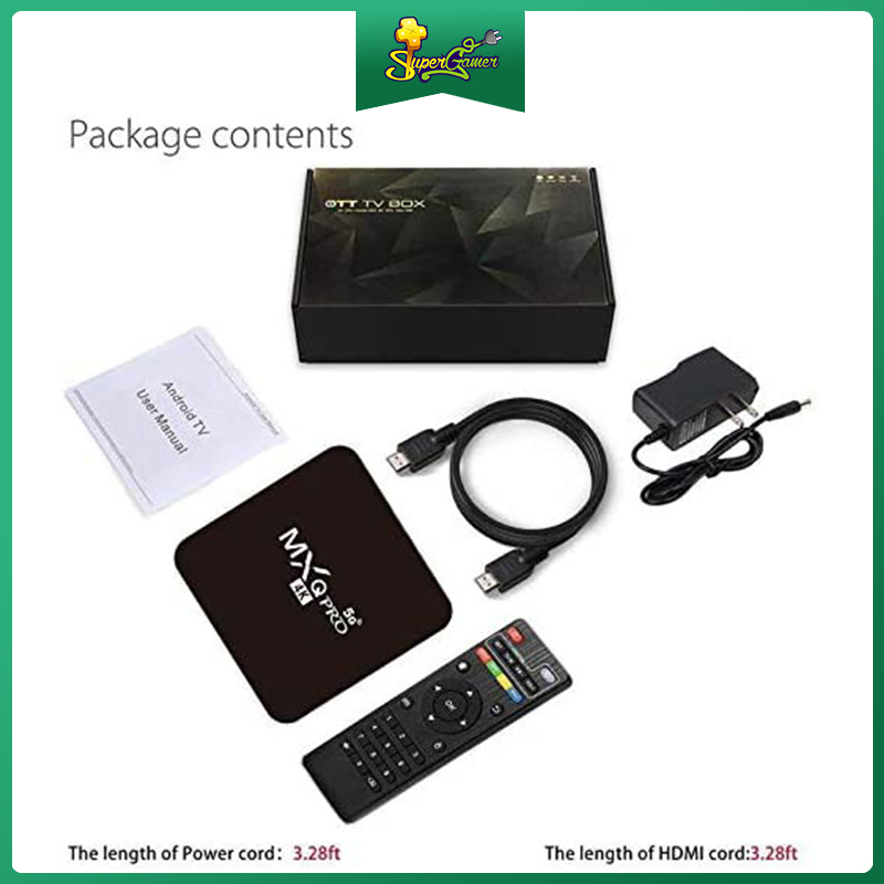 Thiết bị chuyển đổi TV thường thành SMART TIVI BOX MXQ PRO 5G TV ANDROID BOX 4K 1G + 8G/2G+16G RAM 1GB